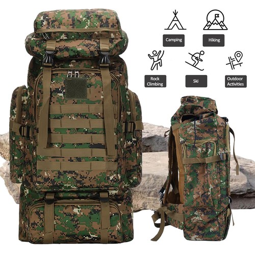 75l jungle camouflage backpack - jungle,