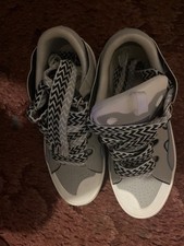 Lanvin Curb White Leather