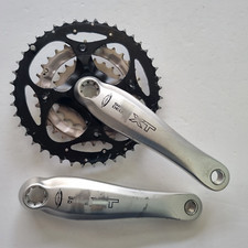 Shimano Deore XT FC-M752 Chainset Crankset Crank 44/32/22 rings 175mm arms retro