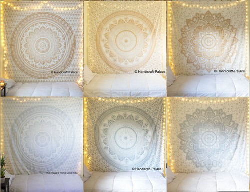Indian ombre mandala - indian, bedspread