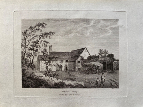 1782 antique print - antique, shulbrede