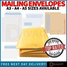 BUBBLE ENVELOPES PADDED STRONG