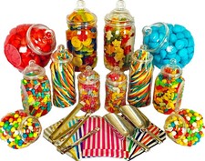 Plastic Sweet Jar Kit 12 Jars