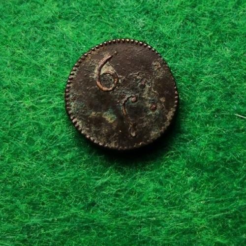 Early milled copper - copper, coin