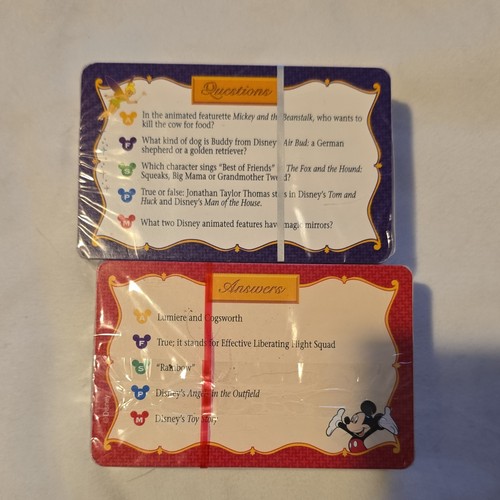 Disney trivial pursuit game - disney,