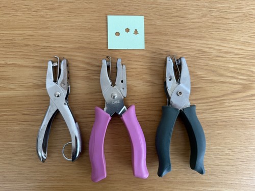 Fiskar christmas hand punch - christmas,