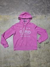 Womens Pink Aeropostale Zipped Hoodie Size Medium