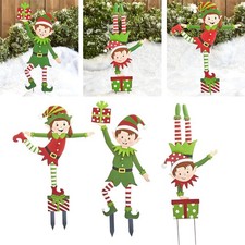Christmas Elf Garden Stake