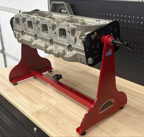Rotating cylinder head stand - rotating,