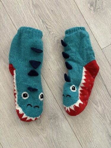 Fat face boys slipper socks - face,