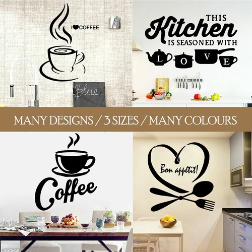 Coffee wall sticker kitchen - wall,