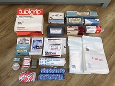 Vintage Bandages Gauze Dressing Medical First Aid Bundle TV Film Prop