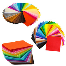 TRIXES 40 Felt Fabric Sheets *All Sizes* NEW Craft Sewing Fabric Assorted Colour