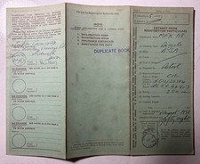 ORIGINAL VINTAGE LOG BOOK FOR