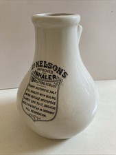 Ceramic Antique Dr Nelson’s Improved Pottery Inhaler 17.5cm Apothecary Collector