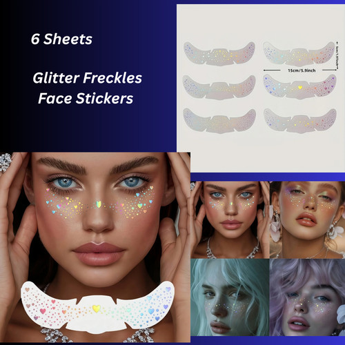 Glitter freckles holographic - glitter,