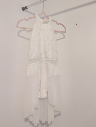 Iefiel white lace leotard - iefiel,