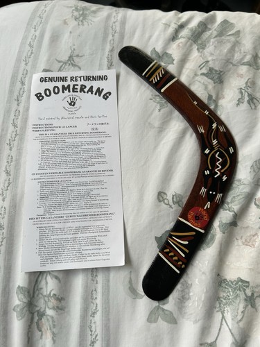 Australian wooden boomerang - australian,