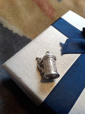 SILVER CHARM TANKARD WITH