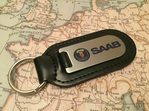 Saab key ring etched - ring,