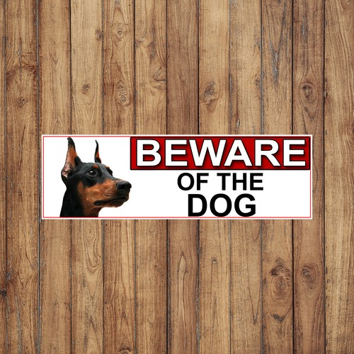 Doberman pinscher beware - doberman, of