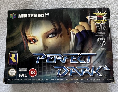 N64 perfect dark boxed and - dark,