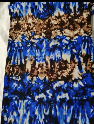 Yards blue brown tie dye - 6,