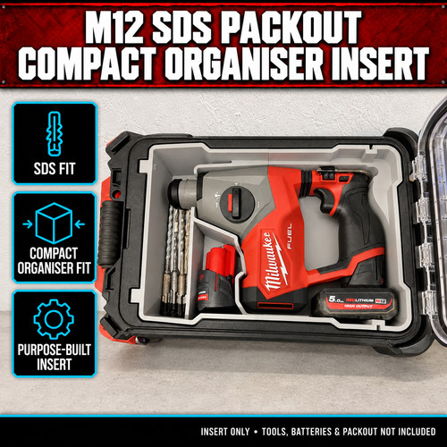 Milwaukee m12 sds packout - milwaukee,