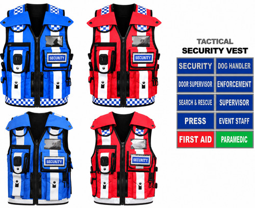 Hiviz security vest tactical - hiviz,