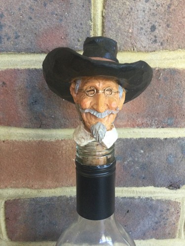 Cowboy head wine bottle