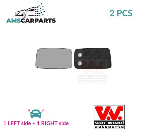 Rear view mirror glass pair - view,