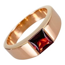 Cartier tank Rose gold Garnet