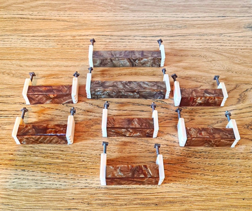 Vintage reclaimed set art - set, 8