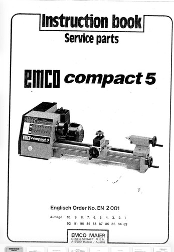 Emco compact lathe auto - 5, lathe.auto