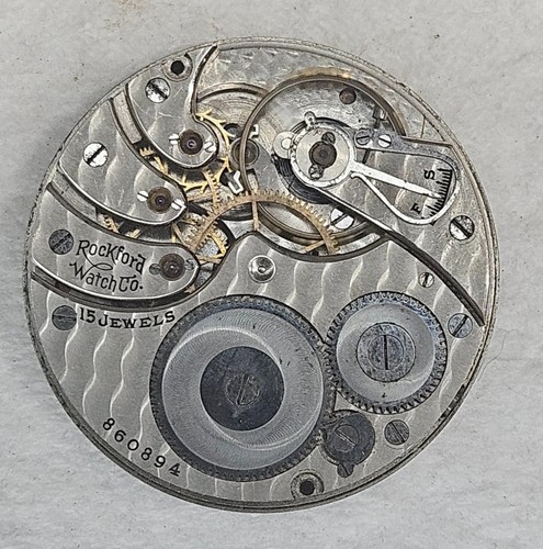 Rockford 16s 15j pocket watch - 15j,