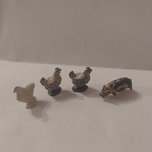 Vintage lead and metal farm - metal,