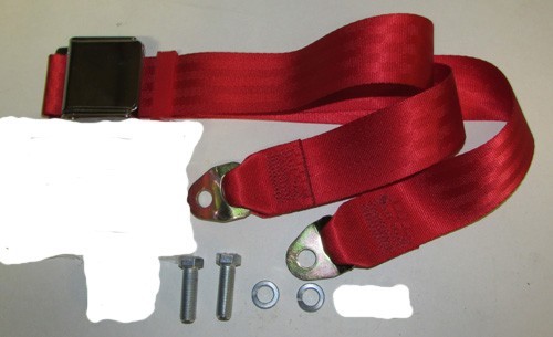 Seat belt red replacement - belt,