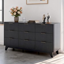 57"L Fluted Dresser for