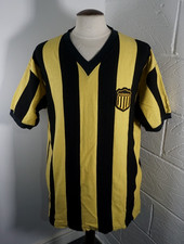 TOFFS Penarol Yellow Home Short Sleeve Retro Football Shirt Top - Size 2XL XXL