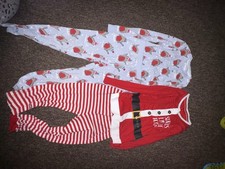 Girls 2 Pack Christmas Pjs Age