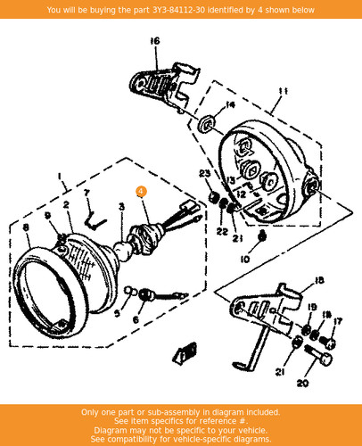 Yamaha socket 3y3 - socket,, 3y3-84112-30