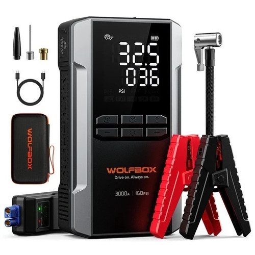 Wolfbox 3000a jump starter - starter, &