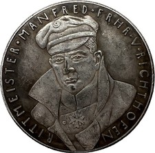 Fantasy Medal: Tribute to Manfred F. von Richthofen, The Red Baron