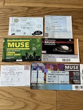 MUSE Ticket Concert Stubs Earls Court Wembley Stadium Brighton Centre 2003 2006