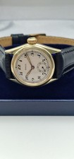 Rolex 1950's 9ct Gold Hand Wound Mechanical Mid Size Gents Watch on New Strap.
