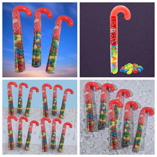 Jelly beans candy cane tube - jelly,