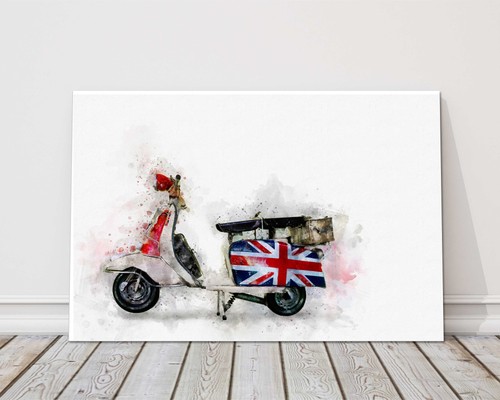 Retro moped british - retro,