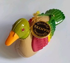 Steiff Pewter Miniature Duck by Hantel  with Original Label