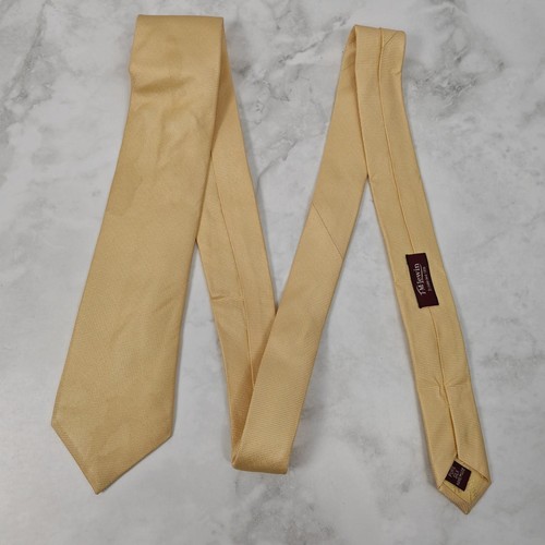 Lewin silk tie yellow - tie,