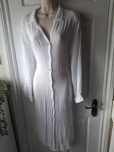 New look white beach cover - new,